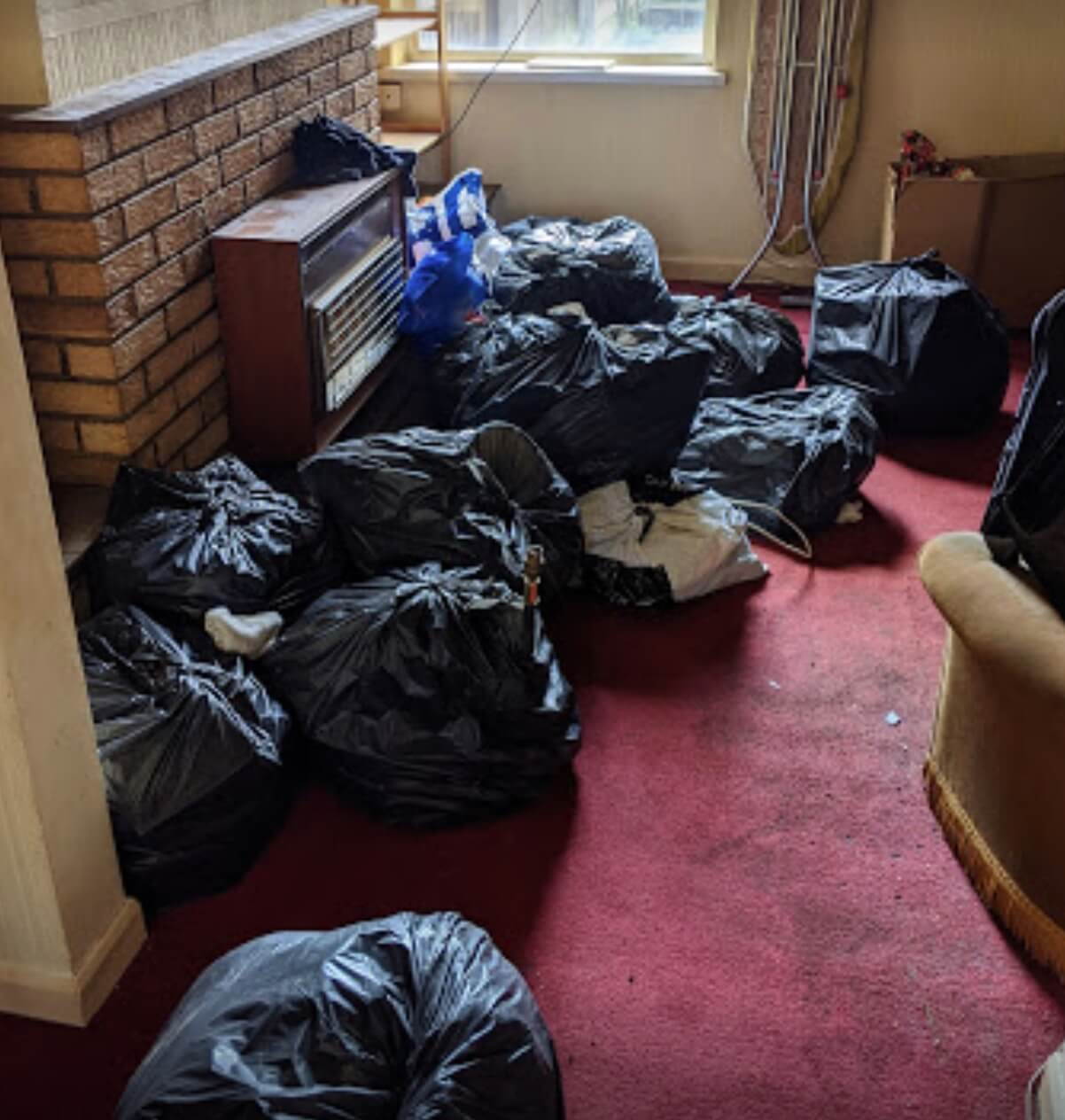cleansweep-boldmere1 Clearing Out Old Books In a Boldmere house
